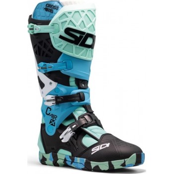 Cizme moto MX/Enduro - Sidi Crossair X Messy Cyan 25