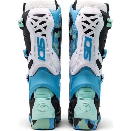 Cizme moto MX/Enduro - Sidi Crossair X Messy Cyan 25