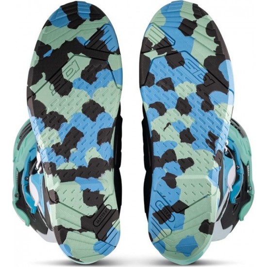 Cizme moto MX/Enduro - Sidi Crossair X Messy Cyan 25