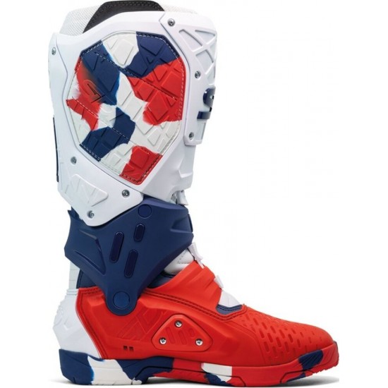 Cizme moto MX/Enduro - Sidi Crossair X White Navy Red 25