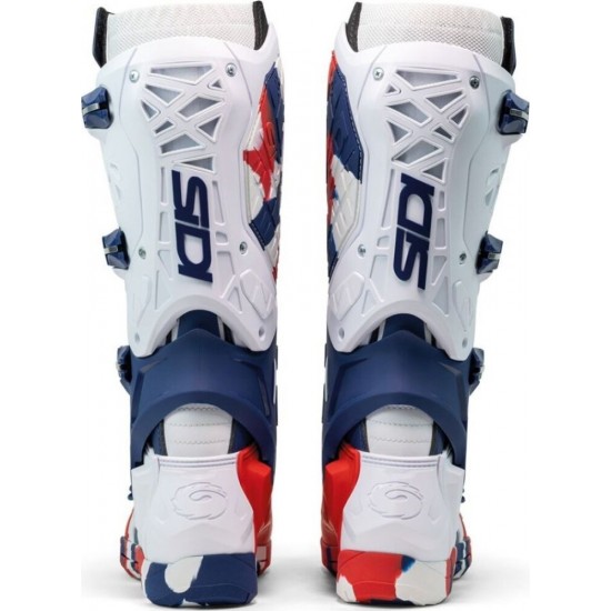 Cizme moto MX/Enduro - Sidi Crossair X White Navy Red 25