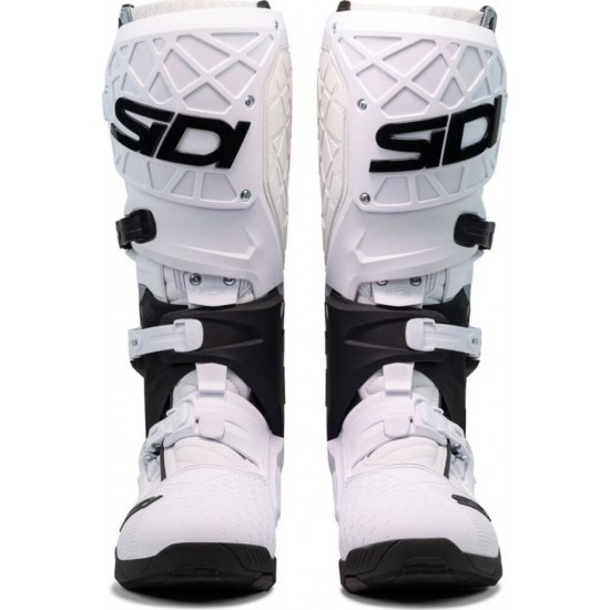Cizme moto MX/Enduro - Sidi Crossair X White Black 25