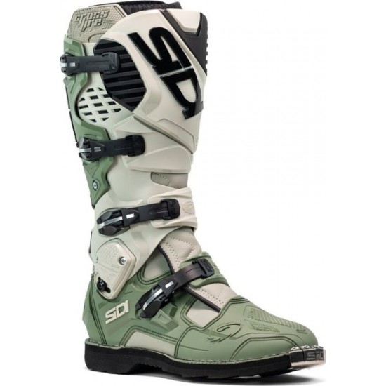 Cizme moto MX/Enduro - Sidi Crossfire 3 Army Sand 2025