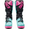 Cizme moto MX/Enduro - Sidi Crossfire 3 SRS Black Mint Pink 2025