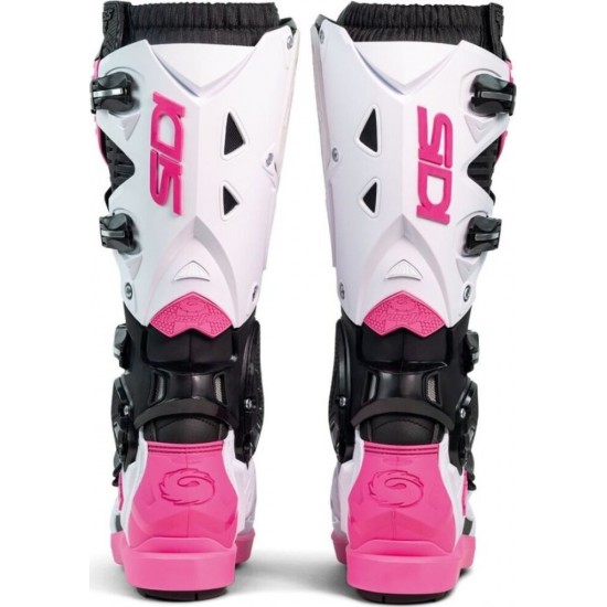 Cizme moto MX/Enduro - Sidi Crossfire 3 SRS Black White Pink 2025