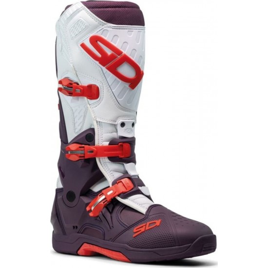 Cizme moto MX/Enduro - Sidi Crossair Wine White 2025