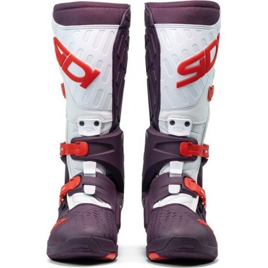 Cizme moto MX/Enduro - Sidi Crossair Wine White 2025