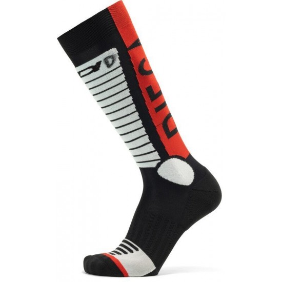 Șosete moto Sidi MX/Enduro Rapidus Black/Grey/Red Șosete moto Sidi MX/Enduro Rapidus Black/Grey/Red