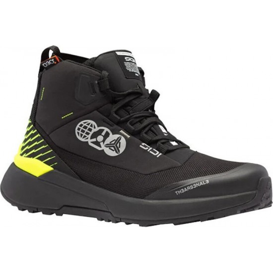 Ghete moto - Sidi Nucleus TH3 WP Black/Yellow