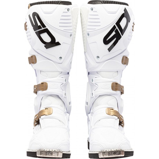 Cizme moto enduro - Sidi Crossfire 3 White/Bronze