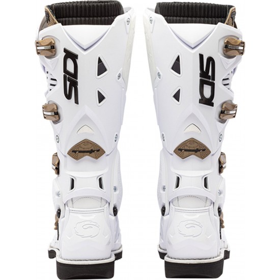 Cizme moto enduro - Sidi Crossfire 3 White/Bronze