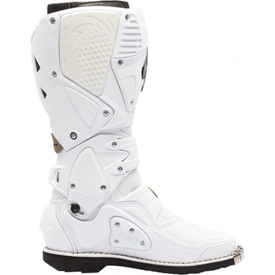 Cizme moto enduro - Sidi Crossfire 3 White/Bronze