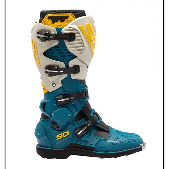 Cizme moto MX/Enduro - Sidi Crossfire 3 Albastru/Galben
