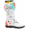 Cizme moto MX/Enduro - Sidi Crossfire 3 SRS White/Fluo Mint/Fluo Coral