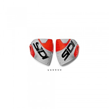 Sidi Crossfire 3 -  shin plate cenusiu-Red Fluo (153)