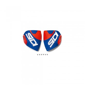 Sidi Crossfire 3 -  shin plate albastru-Red Fluo (153)