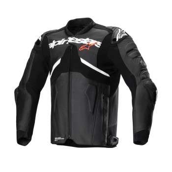 Geacă moto din piele - Alpinestars Atem V5 - Black/White Geacă moto din piele - Alpinestars Atem V5 - Black/White