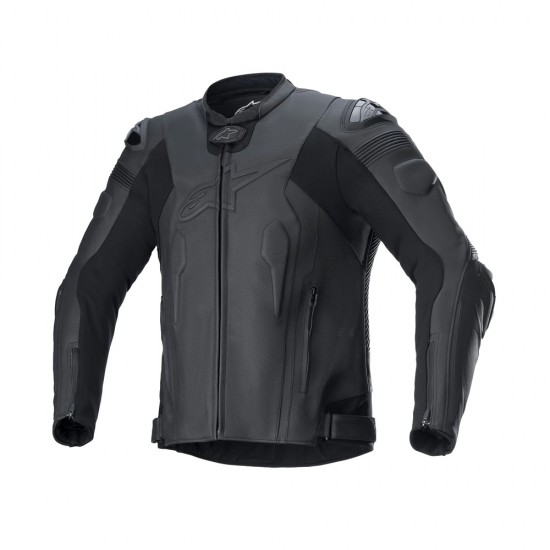 Geacă moto din piele - Alpinestars Missile V2 Airflow - Black