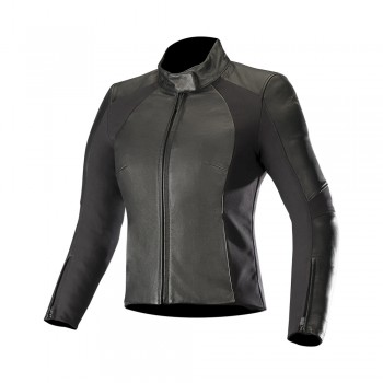 Geacă moto damă din piele - Alpinestars Stella Vika V2 - Black Geacă moto damă din piele - Alpinestars Stella Vika V2 - Black