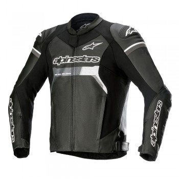 Geacă moto din piele - Alpinestars GP Force Airflow - Black/White Geacă moto din piele - Alpinestars GP Force Airflow - Black/White