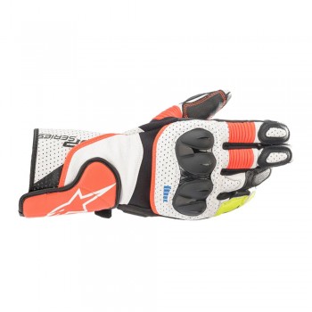 Mănuși moto Alpinestars SP-2 V3 White/Black/Red/Fluo