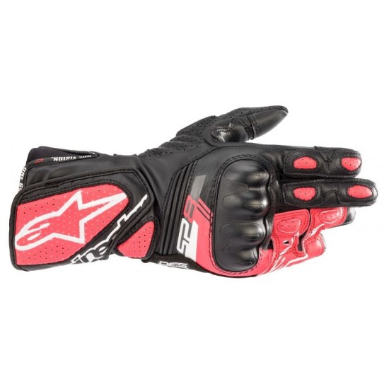 Mănuși moto Alpinestars Stella SP8 V3 Black/White/Diva Pink