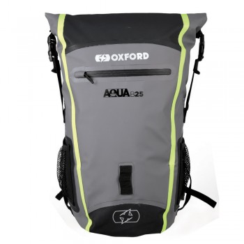 Rucsac moto OXFORD - AQUA B-25 BACKPACK - BLACK/FLUO