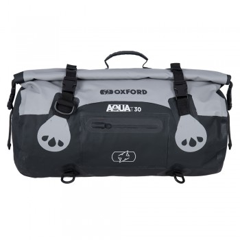 Geantă moto pentru bagaje - OXFORD AQUA T-30 ROLL BAG - BLACK/GREY Geantă moto pentru bagaje - OXFORD AQUA T-30 ROLL BAG - BLACK/GREY