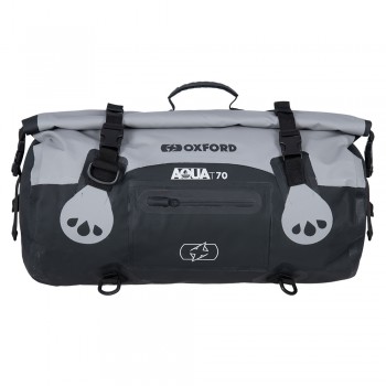 Geantă moto pentru bagaje - OXFORD AQUA T-70 ROLL BAG - BLACK/GREY Geantă moto pentru bagaje - OXFORD AQUA T-70 ROLL BAG - BLACK/GREY