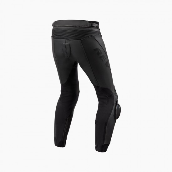 Pantaloni moto racing din piele - Rev'it Apex - Standard - Black/Black