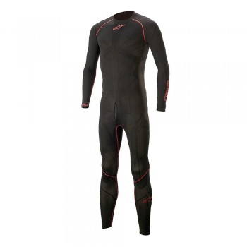 Combinezon termic (undersuit) - Alpinestars Ride Tech Lite - Black/Red
