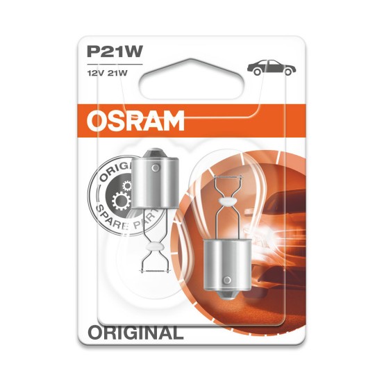 Becuri moto P21W Osram Original Line (set)