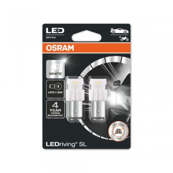Becuri moto P21/5W LED - Osram LEDriving SL - Alb (set)
