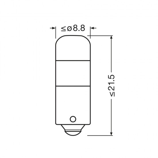 Bec moto LED T4W COB Canbus Bec moto LED T4W COB Canbus