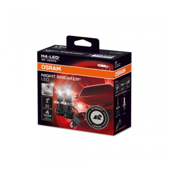 Becuri LED H4 - Osram Night Breaker Street-Legal - OMOLOGATE (set)