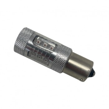 Bec moto LED P21W (roșu)