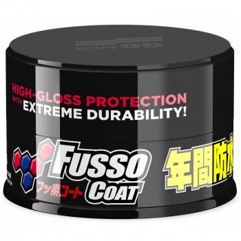 Soft99 Fusso Coat 12M - Ceara Auto White sau Black pentru culori inchise - Black