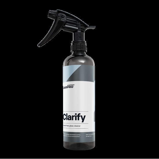 CarPro Clarify Glass Cleaner - Curatator sticla 500ml - recipient pet cu pulverizator