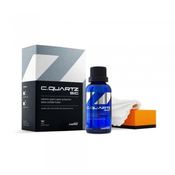CarPro Cquartz SiC 30ml sau 50ml - protectie ceramica cu Silicon Carbide Kit 30ml