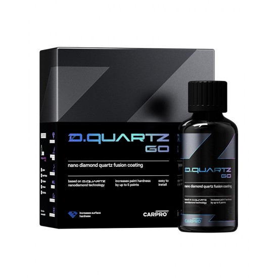 Kit Protecție Ceramică cu nano diamant - CarPro DQUARTZ GO Kit - 50ml
