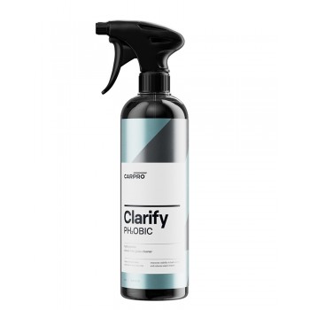 CarPro Clarify PH2OBIC Hydrophobic Glass Cleaner - Curatator hidrofob sticla 500ml - recipient pet cu pulverizator