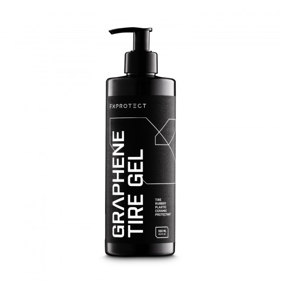 FX Protect Graphene Tire Gel 500ml - Gel pe baza de grafen si siliciu pentru anvelope, cauciuc, plastic, etc.