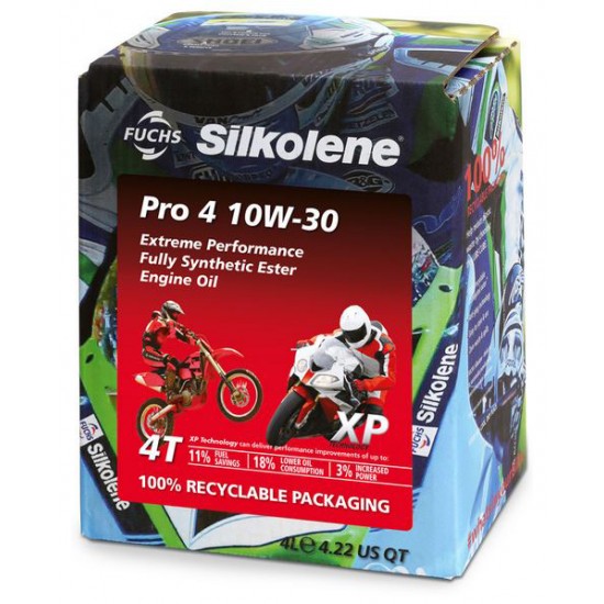 Ulei motor Silkolene Pro 4 10W30 XP 4L Cube