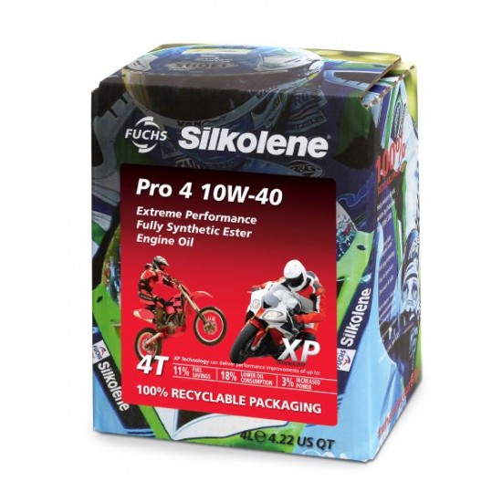 Ulei motor Silkolene Pro 4 10W40 XP 4L Cube