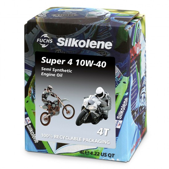 Ulei motor Silkolene Super 4 10W40 4L Cube