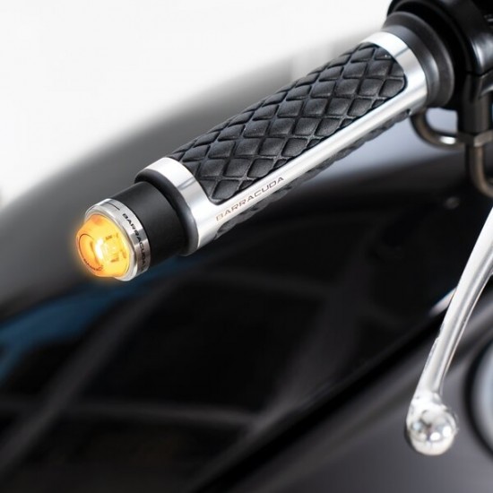 Semnalizatoare LED pentru capete de ghidon Barracuda B-Led (Set semnalizări moto)