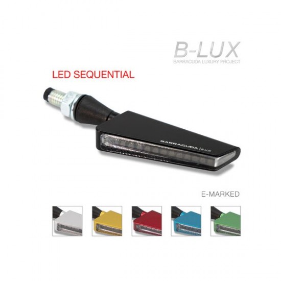 Semnalizatoare secvențiale Barracuda SQ-LED B-Lux Color (Set semnalizări moto)