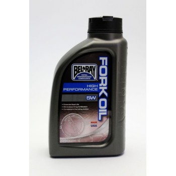 Ulei furcă Bel-Ray HIGH PERFORMANCE FORK OIL 5W - 1L Ulei furcă Bel-Ray HIGH PERFORMANCE FORK OIL 5W - 1L