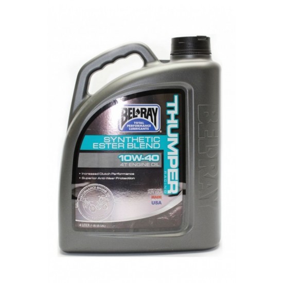 Ulei motor Bel-Ray THUMPER RACING SYNTHETIC ESTER BLEND 4T 10W40 - 4L