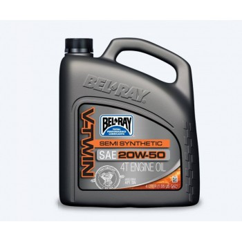 Ulei motor Bel-Ray V-TWIN SEMI SYNTHETIC 20W-50 - 4L Ulei motor Bel-Ray V-TWIN SEMI SYNTHETIC 20W-50 - 4L